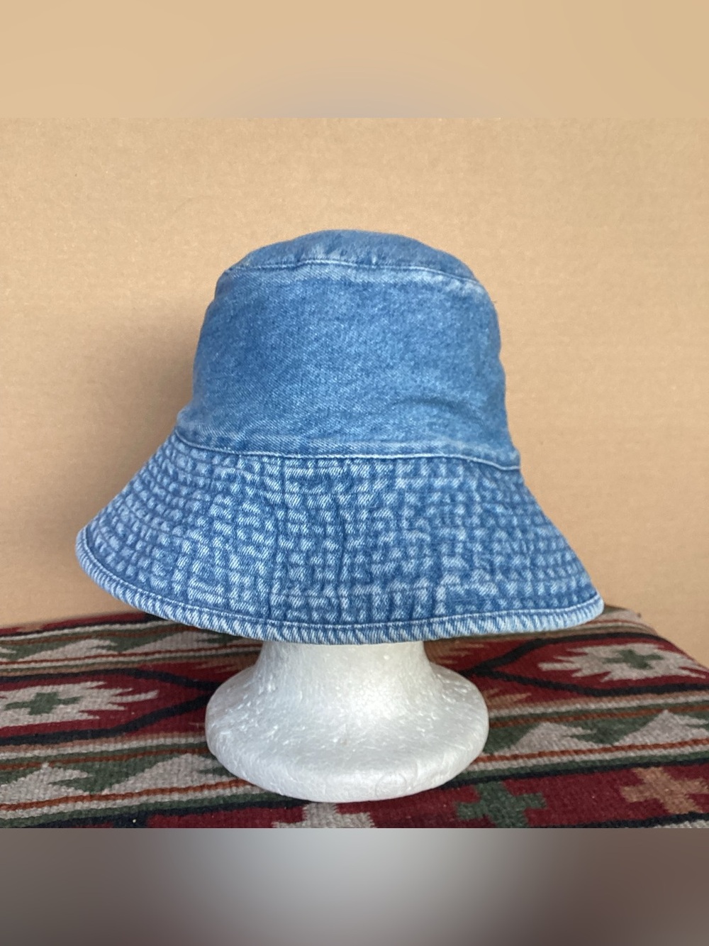 Vintage 1990s Eddie Bauer denim bucket hat made in USA